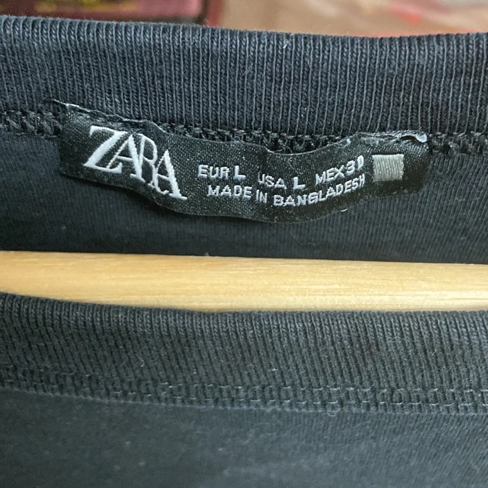 Zara Black Crew Neck Top - Picture 3 of 3